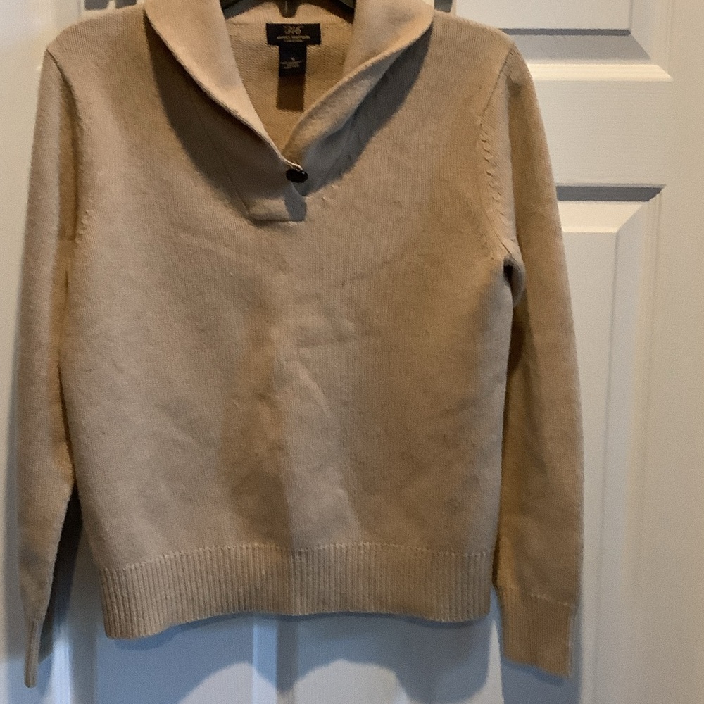 Brooks‎ Brothers Beige Lambswool Sweater